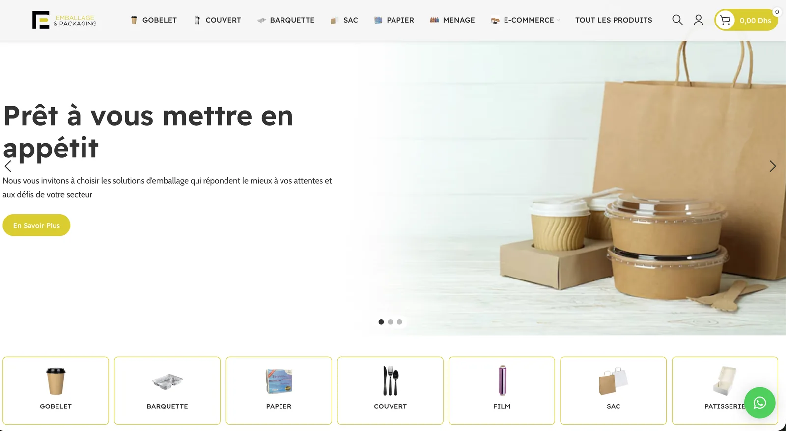 Aperçu du projet Enpack